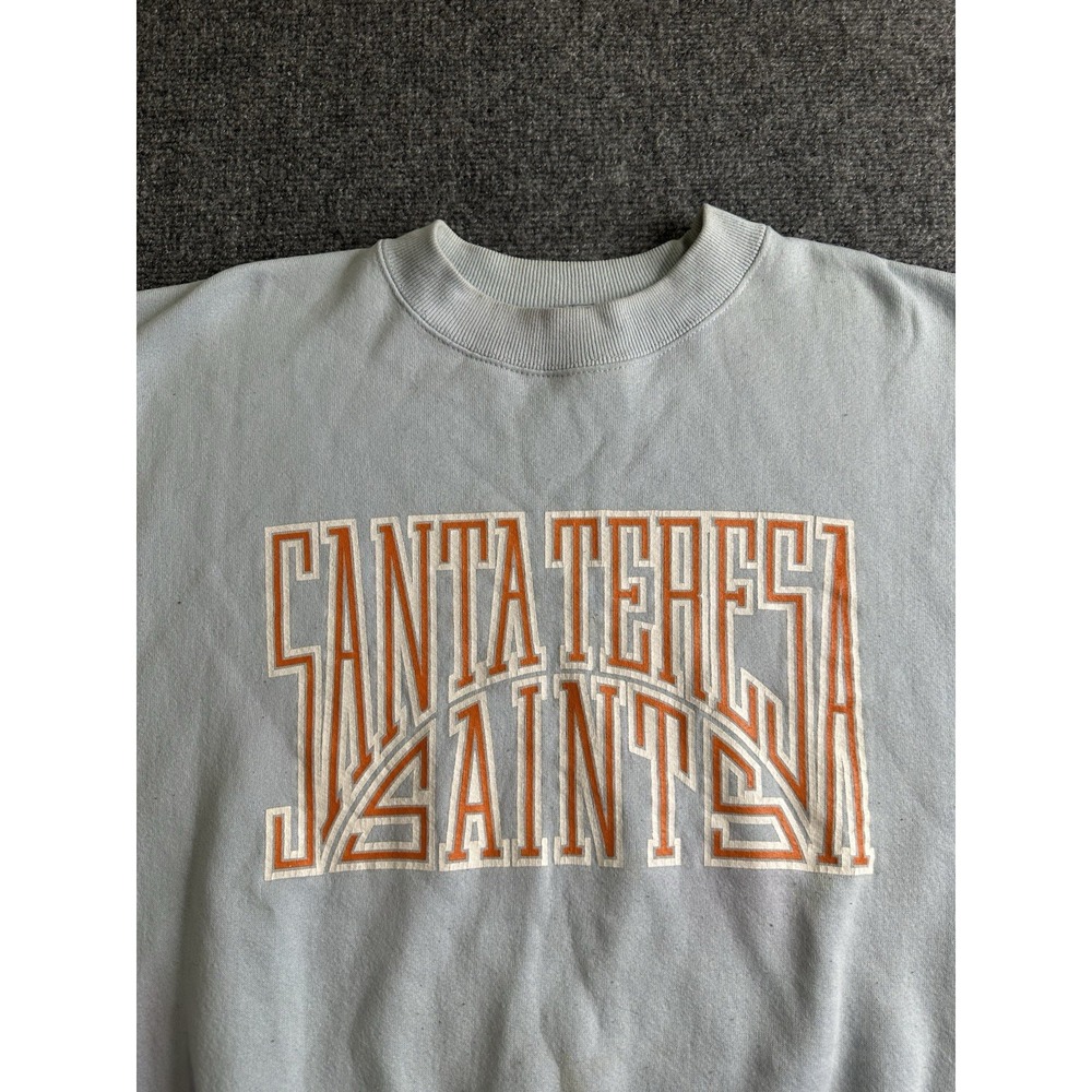Mens Soffe Heavy Sweats Santa Teresa Saints Crewneck USA, Size XL - Picture 2 of 10